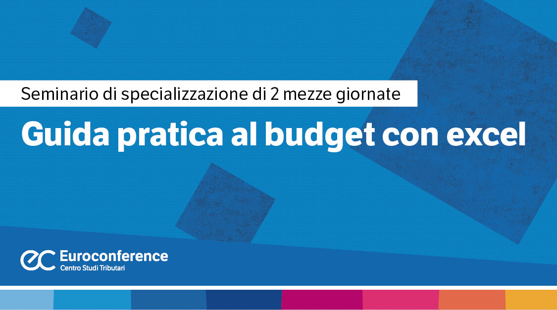 Immagine Guida pratica al budget con excel | Euroconference
